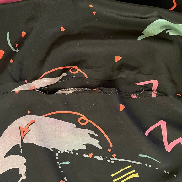 80s Haute Punk Party Dress - Picture 5 of 7